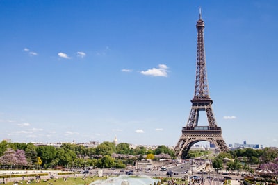 埃菲尔铁塔在巴黎,法国
